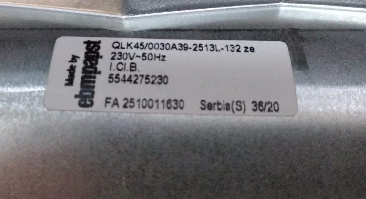 Wentylator  QLK 45/0030A39-2513L-132