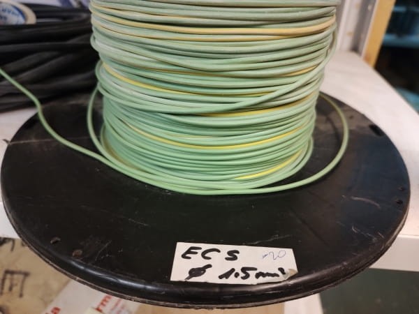 Przewód ECS 1,5mm2 zielono-żółty