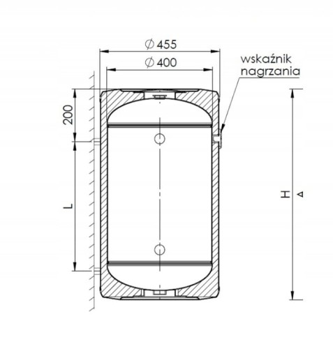 BUFOR C.O. BW 80L ZBIORNIK TRINNITY