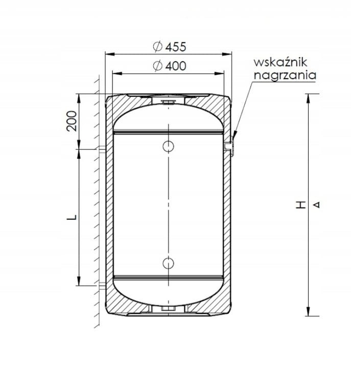 BUFOR C.O. BW 80L ZBIORNIK TRINNITY