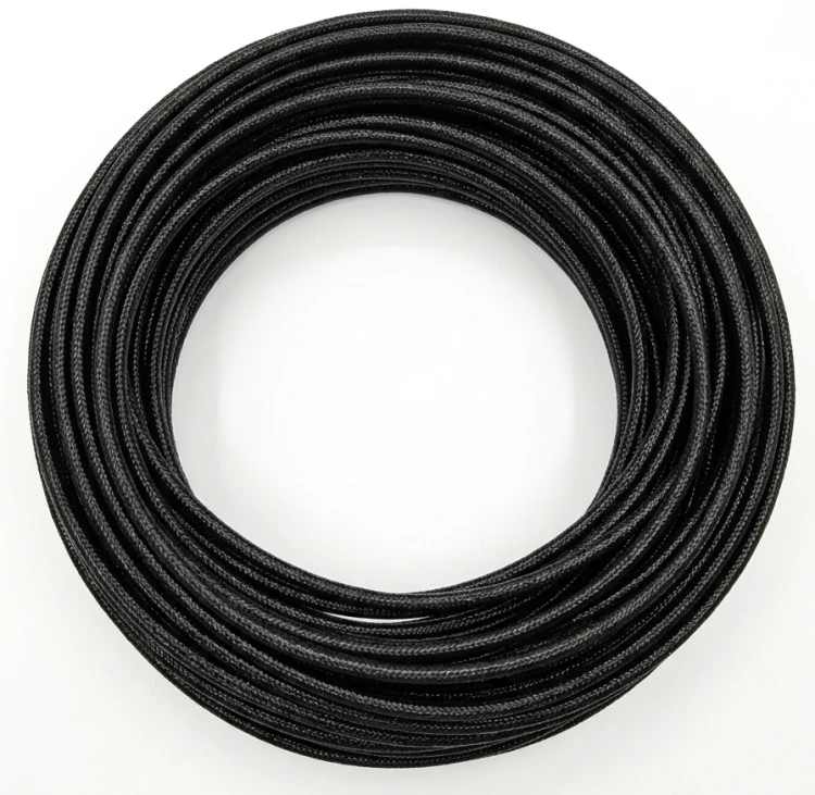 Przewód wysokotemperaturowy 4mm czarny