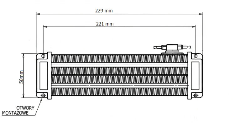 Element grzejny PTC 1000W/230V