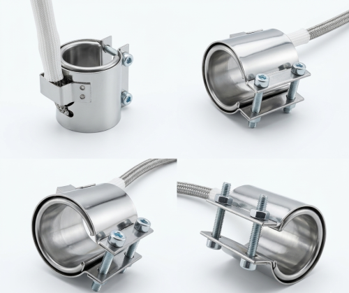 Grzałka mikanitowa opaskowa fi25x40 160W 230V z budką