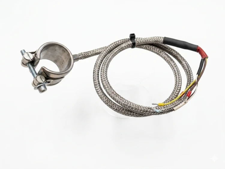 Grzałka opaskowa mikanitowa fi:35x45+J 200W 230V Lp-1000mm oplot