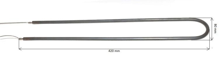 Grzałka "U" 660W 230V dł.ok.42cm