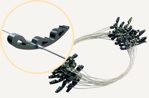 Linka z uchwytami do rynien 20mb